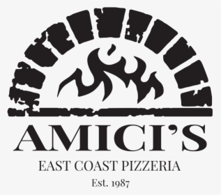 Company Logo In Black - Amici's East Coast Pizzeria Logo, HD Png Download, Transparent PNG