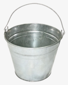 Steel Bucket Png Image - Transparent Background Bucket Png, Png Download, Transparent PNG