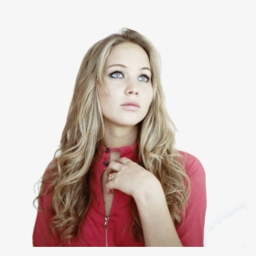 Jennifer Lawrence Looking Up - Portrait Photography Of Celebrities, HD Png Download, Transparent PNG