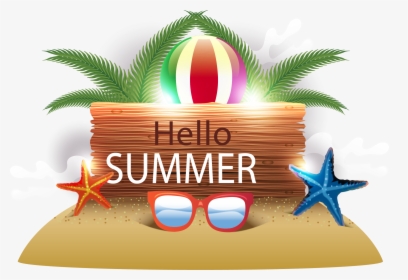 Transparent Summer Vacation Clipart - Transparent Beach Party Png, Png Download, Transparent PNG