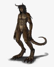 Fictional Creature,tail - Fallout 4 Deathclaw Human Hybrid, HD Png Download, Transparent PNG