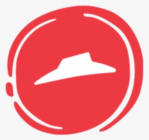 Red Emblem Pizza Hut Png Logo - Pizza Hut Roof Logo, Transparent Png, Transparent PNG