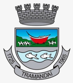 Brasão De Armas Do Município De Tramandaí, No Estado - Brasão Prefeitura De Tramandai, HD Png Download, Transparent PNG
