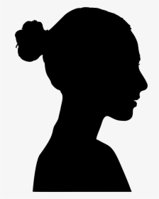 Silhouette Female Woman - Female Profile Silhouette Png, Transparent Png, Transparent PNG