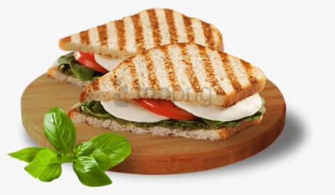 Mozzarella - Grilled Sandwich Top View Png, Transparent Png, Transparent PNG