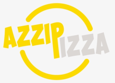 Azzip Pizza Logo Official Two Colors - Graphic Design, HD Png Download, Transparent PNG