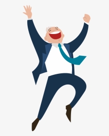 Workplace Happiness At Work Customer Clip Art - Vector Happy Man Png, Transparent Png, Transparent PNG