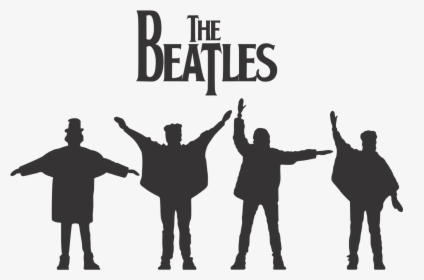 The Beatles Abbey Road Silhouette - Beatles Silhouette, HD Png Download, Transparent PNG