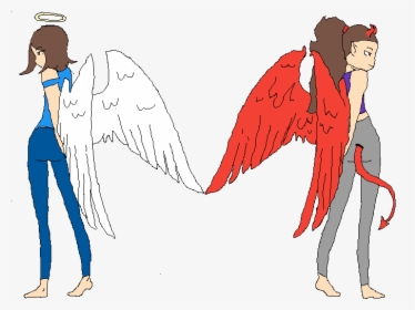 Devil And Angel Hd, HD Png Download, Transparent PNG