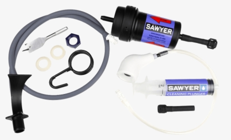 Water Purifier Bucket Adapter System - Sawyer 0.02 Micron Filter, HD Png Download, Transparent PNG