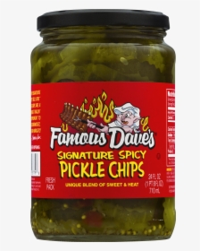 Famous Dave's Pickle, HD Png Download, Transparent PNG
