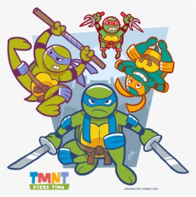28 Collection Of Ninja Turtle Pizza Clipart - Kartun Ninja Turtle, HD Png Download, Transparent PNG