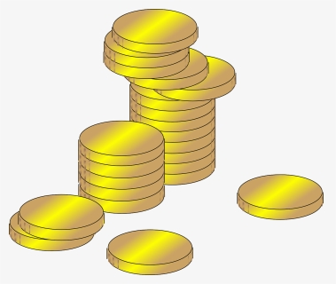 Coins, Money, Profit, Wealth, Financial, Gold, Euro - Coins Money Clip Art, HD Png Download, Transparent PNG