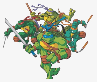 Ninja Turtle Cartoon 90s, HD Png Download, Transparent PNG