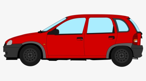Opel Corsa B Profile - Car Clipart Side View, HD Png Download, Transparent PNG