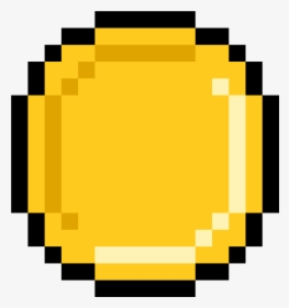 Pixel Coin Png - Simple Pixel Art Pac Man, Transparent Png, Transparent PNG