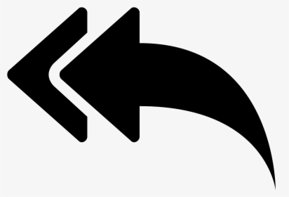 Reply All Arrow Icon - Arrow Sign Png, Transparent Png, Transparent PNG