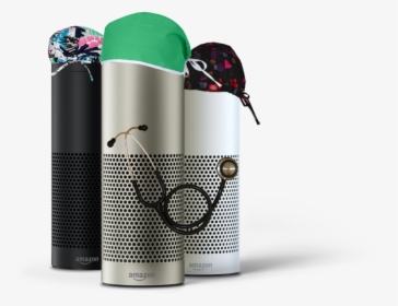 Smart Speakers And A - Water Bottle, HD Png Download, Transparent PNG