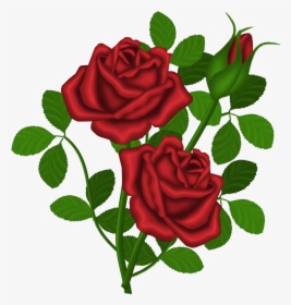 Clip Art Jardim De Rosas Vermelhas - Rose Bouquet Clipart, HD Png Download, Transparent PNG