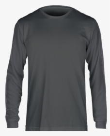 Fan Cloth Long Sleeve Tee Graphite, HD Png Download, Transparent PNG