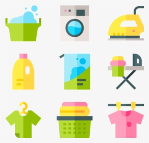 Laundry - Laundry Flat Icon, HD Png Download, Transparent PNG