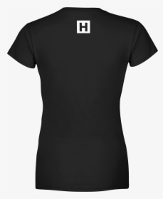 Hstlr Clothing Women S Tee Black Back - Polo Shirt Black Woman Png, Transparent Png, Transparent PNG