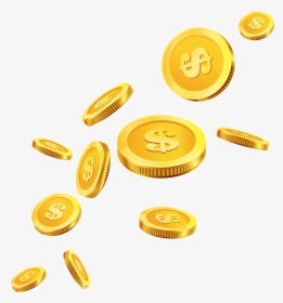 Coins Gold Png Clip Art - Gold Coins Png Clipart, Transparent Png, Transparent PNG