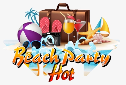 Beach Party Hot - Travel 3d Png, Transparent Png, Transparent PNG