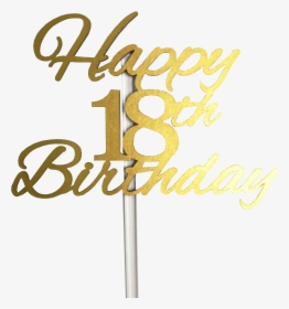 Happy 18th Birthday Png, Transparent Png, Transparent PNG