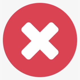 Letter X Roundlet - Cross In Red Circle, HD Png Download, Transparent PNG