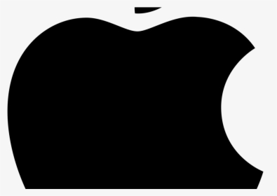 Apple Logo Black Heart - Heart, HD Png Download, Transparent PNG
