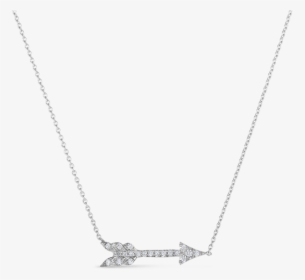 Roberto Coin 18kt Arrow Necklace With Diamonds - Necklace, HD Png Download, Transparent PNG