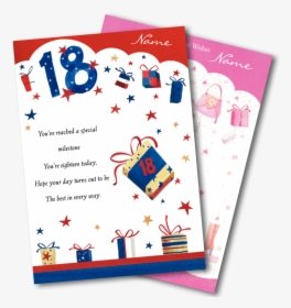 Transparent 18th Birthday Clipart - Greeting Card, HD Png Download, Transparent PNG