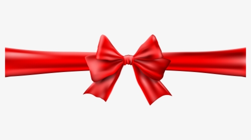Listra Vermelha Png Clipart , Png Download - Red Bow And Ribbon, Transparent Png, Transparent PNG
