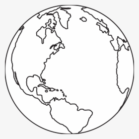 World Black And White Earth Clipart Free Images - Circle, HD Png Download, Transparent PNG
