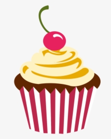 Clip Art Cupcake Png - Transparent Background Cupcake Clipart, Png Download, Transparent PNG
