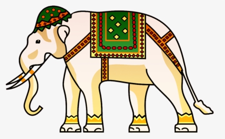 Elephant Indian Animal Free Picture - Thai Elephant Clip Art, HD Png Download, Transparent PNG