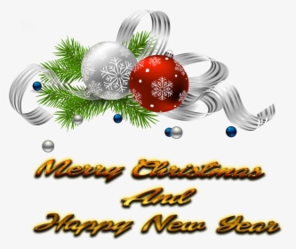 Christmas And New Year Png Photo Background - Transparent Christmas Decorations Png, Png Download, Transparent PNG