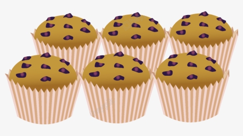 Vector Cupcakes Hand - Cupcake, HD Png Download, Transparent PNG