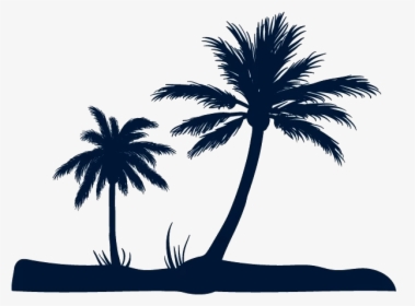 Beach Fundal Euclidean Vector - Coconut Tree Vector Png, Transparent Png, Transparent PNG