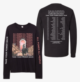 Take Your Power Back Tour T-shirt - Long-sleeved T-shirt, HD Png Download, Transparent PNG