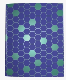 Blue Green Hexagon Notebook Cover - Sticker, HD Png Download, Transparent PNG