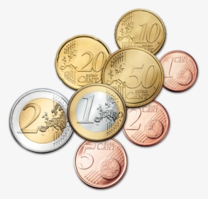 Coin Clipart More Money - Euros Coins, HD Png Download, Transparent PNG