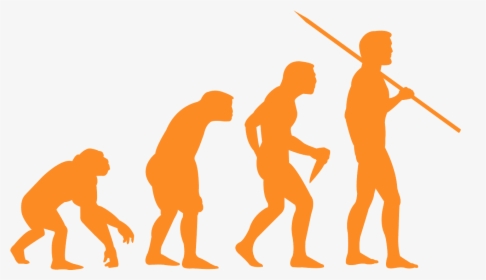 Evolution Of Man Silhouette, HD Png Download, Transparent PNG