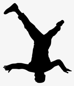 Free Download Silhouette - Breakdance Silhouette Png, Transparent Png, Transparent PNG