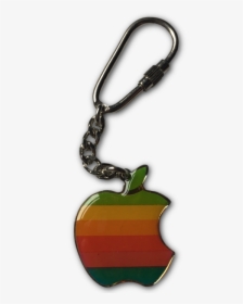 Vintage Apple Logo Keyring - Apple Keyring, HD Png Download, Transparent PNG