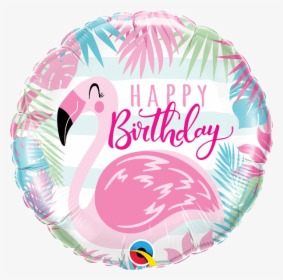 Transparent Pink Flamingos Clipart - Happy Birthday Pink Flamingo, HD Png Download, Transparent PNG