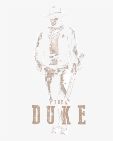 John Wayne The Duke Men S Tank - Sketch, HD Png Download, Transparent PNG