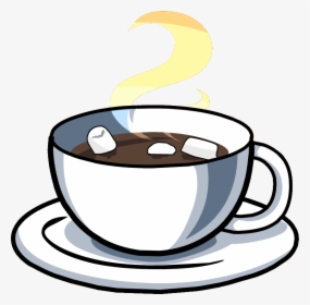 Hot Chocolate With Steam Png - Cup Of Hot Chocolate Clipart, Transparent Png, Transparent PNG