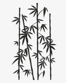 Bamboo Image Drawing Reed Silhouette - Bamboo Svg Free, HD Png Download, Transparent PNG